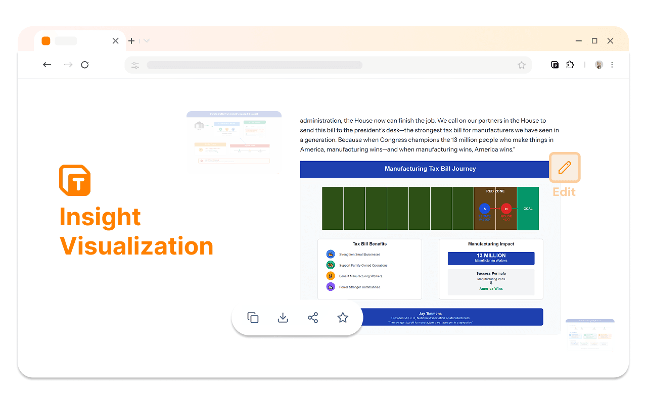 Use Case Example 1 - Text to Visual Transformation